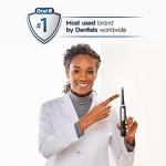Oral-B iO Deep Clean Rechargeable Electric Powered Toothbrush, Black with iO Series 3 Limited, 2 Brush Heads and Travel Case - Pressure Sensor to Protect Gums - 3 Cleaning Settings - 2 Minute Timer