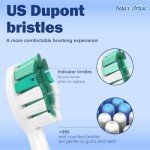 Relax Artist Sonicare Brush Head Replacements, 8 Pack