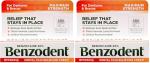 Benzodent Pain Relief Cream for Dentures & Braces