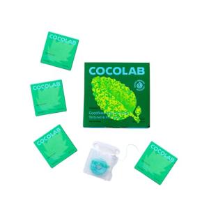 Cocofloss Mint Waxed Dental Floss - 4 Spools