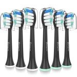 6 Pack Replacement Brush Heads for Philips Sonicare