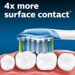 Philips Sonicare C3 2-in-1 Plaque Removal Whitening Brush Heads, Genuine Replacement Toothbrush Heads, White, 2 Pack, HX9042/65