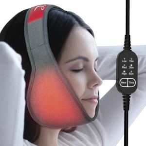 Heated Face Mask for TMJ Relief and Recovery