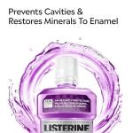 Listerine Total Care Anticavity Fluoride Mouthwash, Kills 99.9% of Germs That Cause Bad Breath and Prevents Cavities, Fresh Mint Flavor, 1L (Pack of 2)