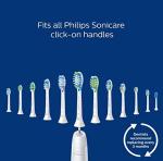 Philips Sonicare Genuine W DiamondClean Toothbrush Heads, 4 Brush Heads, Black, HX6064/95