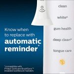 Philips Sonicare C3 2-in-1 Plaque Removal Whitening Brush Heads, Genuine Replacement Toothbrush Heads, White, 2 Pack, HX9042/65