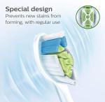 Philips Sonicare Genuine W DiamondClean Toothbrush Heads, 4 Brush Heads, Black, HX6064/95
