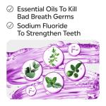 Listerine Total Care Anticavity Fluoride Mouthwash, Kills 99.9% of Germs That Cause Bad Breath and Prevents Cavities, Fresh Mint Flavor, 1L (Pack of 2)