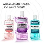 Listerine Total Care Anticavity Fluoride Mouthwash, Kills 99.9% of Germs That Cause Bad Breath and Prevents Cavities, Fresh Mint Flavor, 1L (Pack of 2)