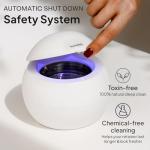 Swissklip ShinePod Ultrasonic Dental Cleaner - White