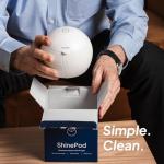 Swissklip ShinePod Ultrasonic Dental Cleaner - White