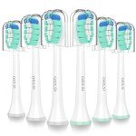 Philips Sonicare Compatible Replacement Brush Heads - 6 Pack