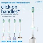 Philips Sonicare Compatible Replacement Brush Heads - 6 Pack