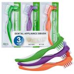 Fresh Dental Appliance Cleaning Toothbrushes - 3 Pack
