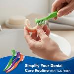 Fresh Dental Appliance Cleaning Toothbrushes - 3 Pack