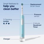 Oral-B Pro 1000 CrossAction Electric Toothbrush - Green
