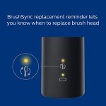 Philips Sonicare 6100 Navy Bundle with Plaque Control Brush Heads