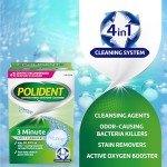 Polident Denture Cleanser Tablets for Smokers - 240 Count