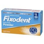 Fixodent Extra Hold Denture Adhesive Powder, 4-Pack