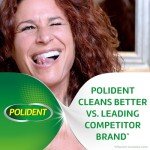 Polident Overnight Whitening Denture Cleanser Tablets, 240 Count