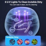 Nalax Ultrasonic Retainer Cleaner with UV Lights