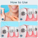 Deep Clean Floss Threaders for Braces and Bridges