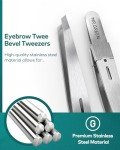 Precision Stainless Steel Eyebrow Tweezers for All