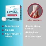 Chewable 1000 mg L-Lysine Cold Sore Tablets