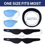 Wisdom Teeth Ice Pack Head Wrap for Pain Relief