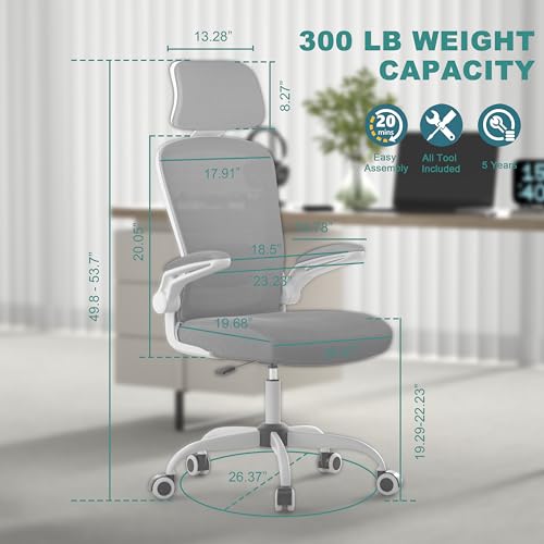 Mimoglad Ergonomic Office Chair with Adjustable Support
