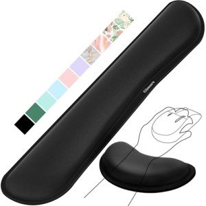Ergonomic Gel Memory Foam Keyboard Wrist Rest