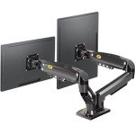 Dual Monitor Mount with Gas Spring Arm