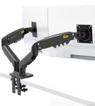 Dual Monitor Mount with Gas Spring Arm