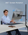 HUANUO Adjustable Monitor Stand with C-Clamp