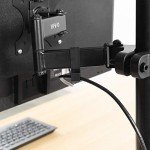 VIVO Full Motion Pole Mount Monitor Arm