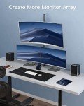 HUANUO Adjustable Monitor Stand with C-Clamp