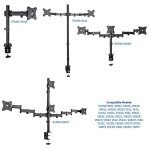 VIVO Adjustable Desk Mount Single Monitor Arm