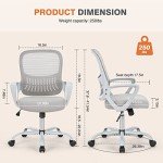 Ergonomic Mid-Back Mesh Office Executive Chair