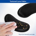Ergonomic 2-Pack Memory Foam Mouse Wrist Rests