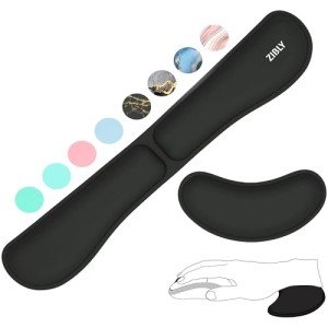 ZIBLY Ergonomic Wrist Rest for Keyboard and Mouse