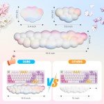 Cloud Wrist Rest with Non-Slip Base and Comfort