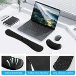 ZIBLY Ergonomic Wrist Rest for Keyboard and Mouse