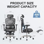 Ergonomic Office Chair with Adaptive Lumbar Support