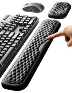 Large Keyboard and Mouse Wrist Rest Set