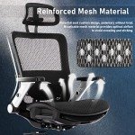 Ergonomic Big & Tall Gaming Chair with Footrest