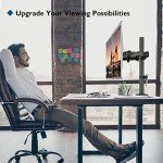 Ergonomic Dual Monitor Desk Mount for 13-27" Screens