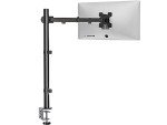 Extra Tall Single Monitor Arm Mount, Black