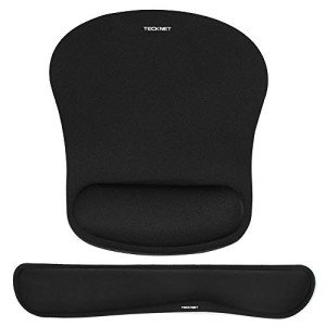 Ergonomic Memory Foam Keyboard and Mouse Pad Set