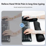 Ergonomic Memory Foam Keyboard and Mouse Pad Set