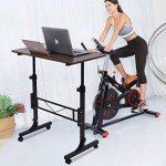 Height Adjustable Portable Rolling Standing Desk
